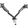 Soporte de Mesa para 2 Monitores TooQ DB5132TNR-B/ Giratorio | APLIUM
