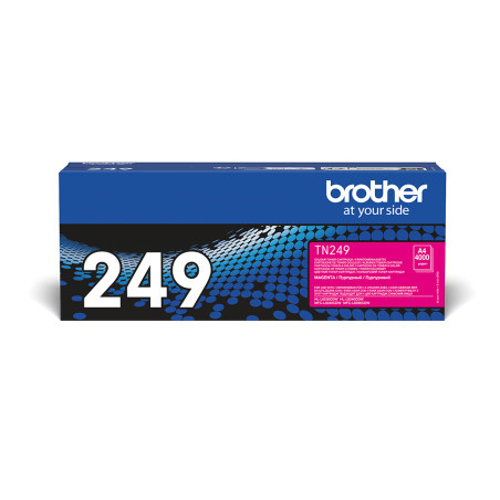 TN-249M Magenta Toner Cartridge. Prints