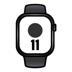 Apple Watch Series 11/ GPS/ 42mm/ Negro Azabache/ Correa Dep | APLIUM