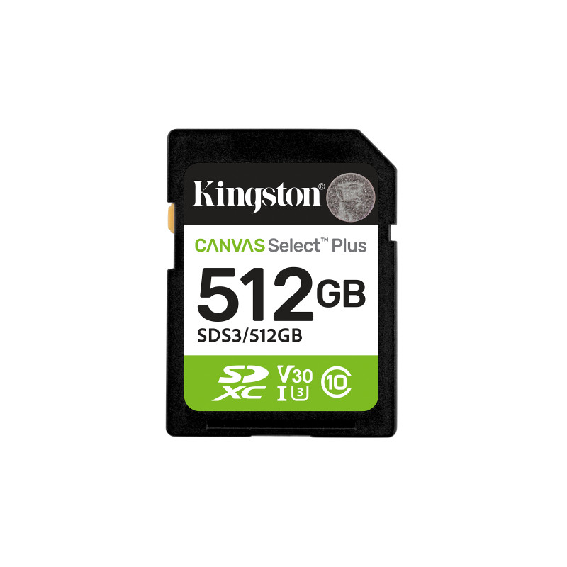 512GB SDXC Canvas Select Plus UHS-I U3