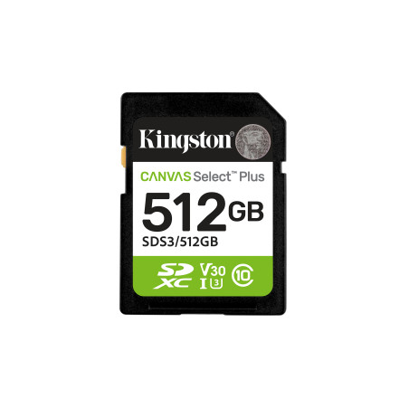 512GB SDXC Canvas Select Plus UHS-I U3