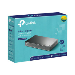Switch TP-Link TL-SG1008P 8 Puertos/ RJ-45 10/100/1000 PoE | APLIUM