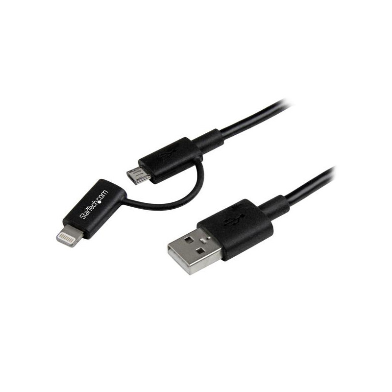 1m Ligthning or Micro USB to USB Cable