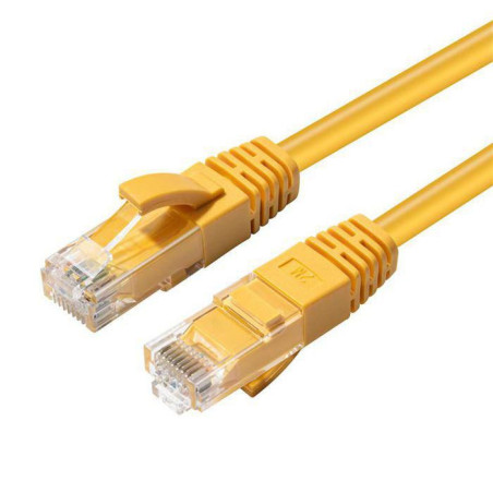 U/UTP CAT5e 0.3M Yellow PVC