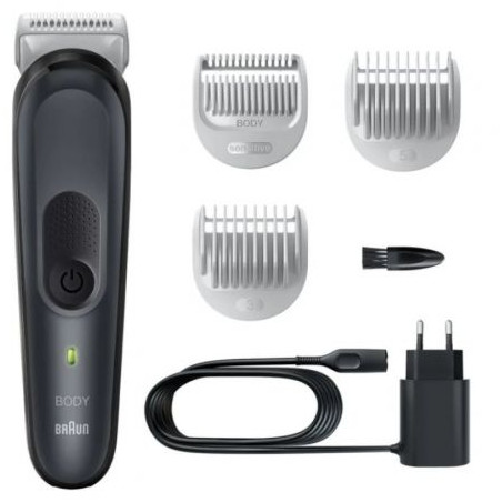 Cortapelos Braun BodyGroomer Series 3 BG3340/ con Batería/ 3 Accesorio