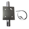 Soporte de montaje en poste compatible con la serie SIP Redwall