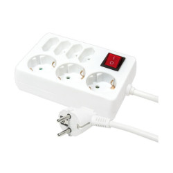 Outlet Strip, 3 safety + 4