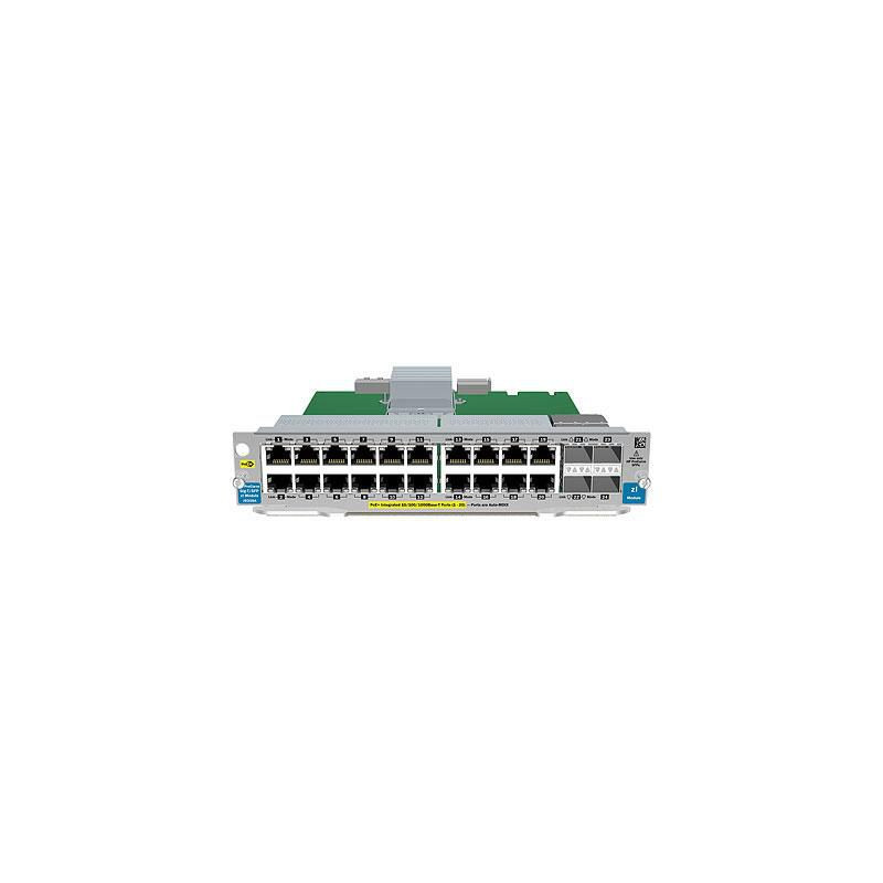 20-port Gig-T PoE+ / 4-port