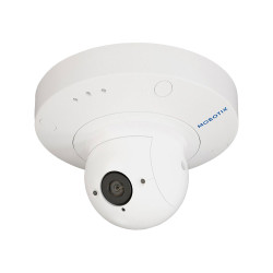 Minidomo IP MOBOTIX p71 de 4MP con óptica fija 95°, IR, audi | APLIUM