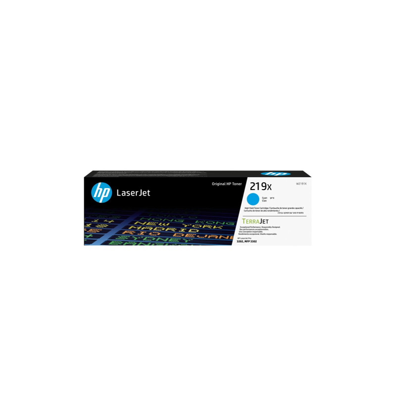 HP INC W2191X - HP 219X High Yield Cyan Original LaserJet | APLIUM