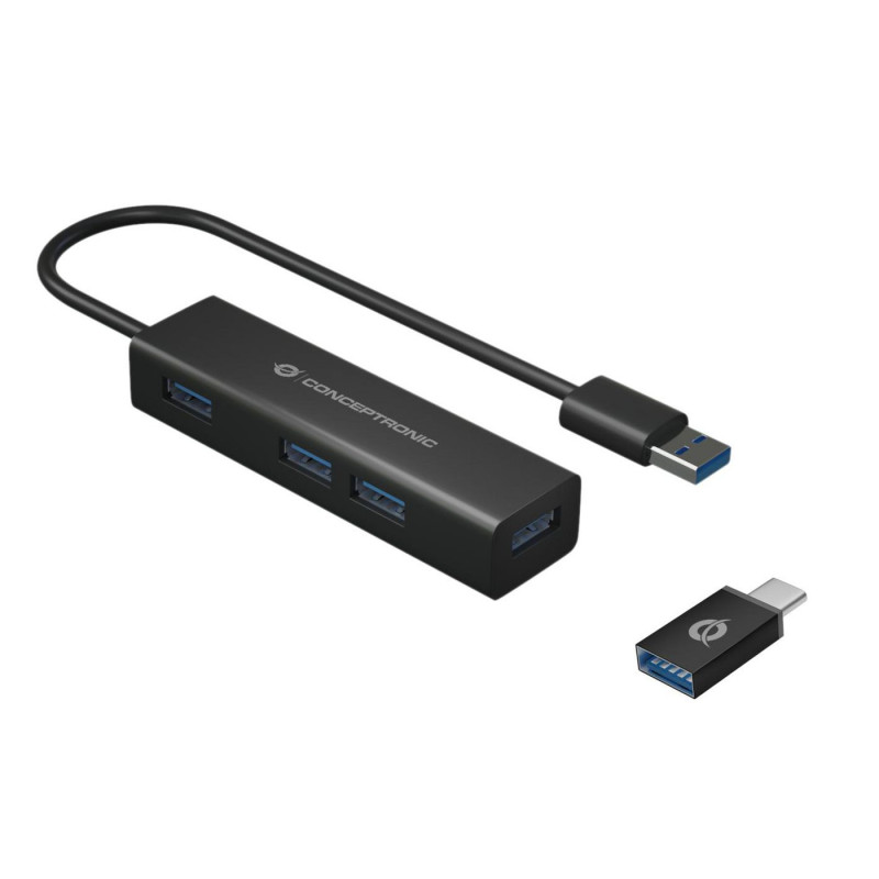 4-Port Usb 3.0 Aluminum Hub