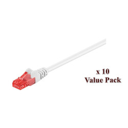 U/UTP CAT6 7M White 10 PACK