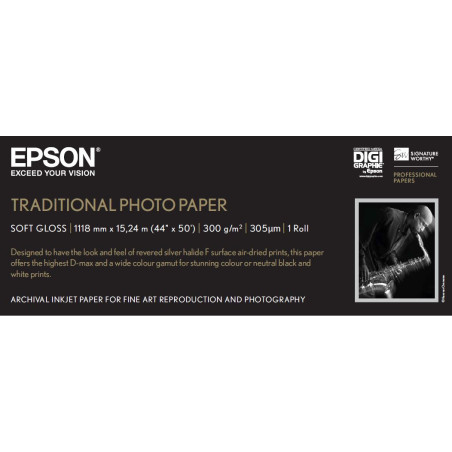Traditional Photo Paper 44" x 15 m
