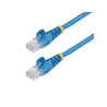 0.5m Blue Snagless Cat5e Patch Cable