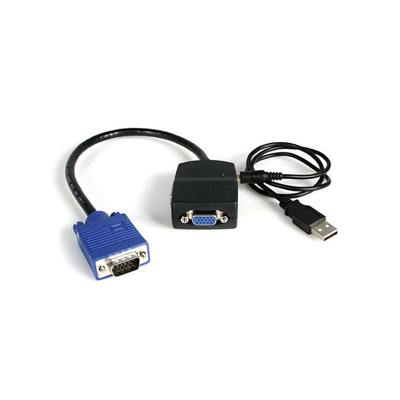 2 Port VGA Video Splitter - USB Powered