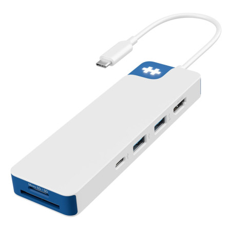 HyperDrive Flex 8 Port USB-C Hub Blue