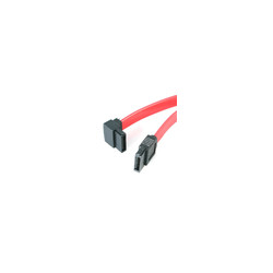 12in SATA to Left Angle SATA Cable