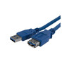 1m Blue USB 3.0 Extension Cable M/F
