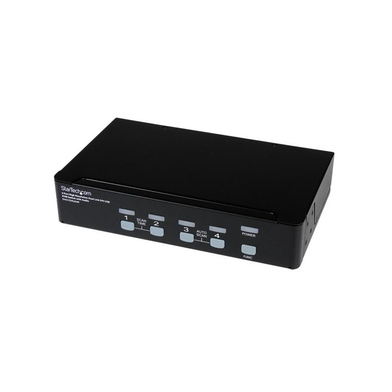 4 Port High Res USB DVI Audio KVM Switch