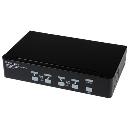 4 Port High Res USB DVI Audio KVM Switch