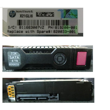 DRV HD 8TB 6G 7.2K 3.5 SATA