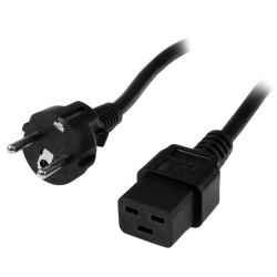 2m Computer Power Cord - Schuko to C19