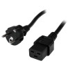 2m Computer Power Cord - Schuko to C19