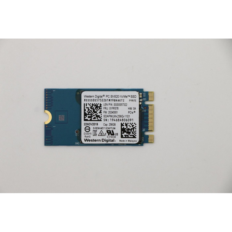 256GB M.2 PCIe NVMe