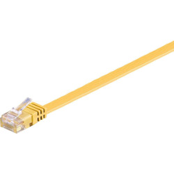 U/UTP CAT6 0.50MYellow Flat