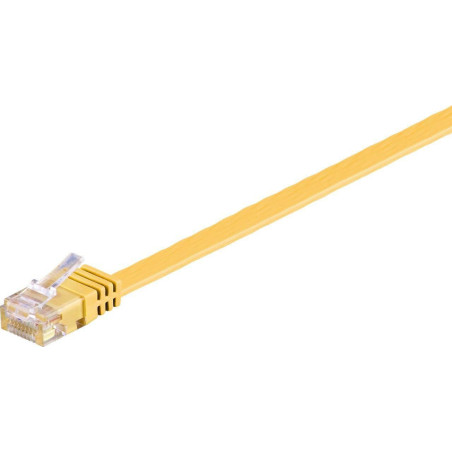 U/UTP CAT6 0.50MYellow Flat