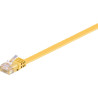 U/UTP CAT6 0.50MYellow Flat