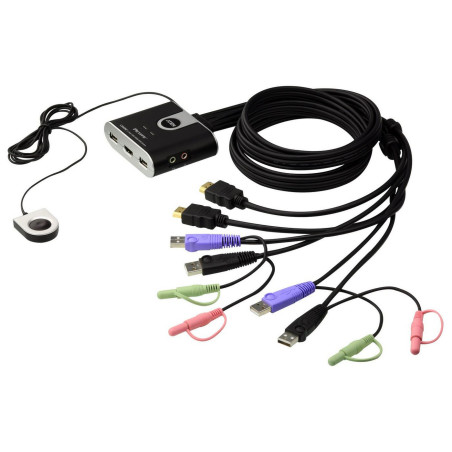 CS692 2-Port Cable KVM Switch