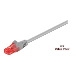 U/UTP CAT6 20M Grey 4 PACK