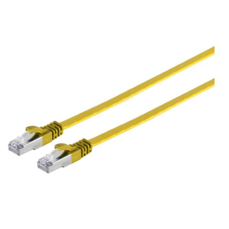 U/UTP CAT6A 2M Yellow Flat