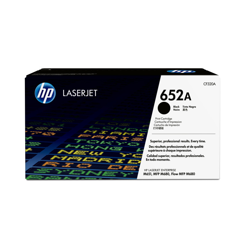 HP Toner/652A Black LaserJet Cartridge