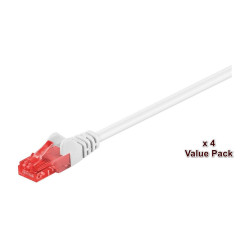 U/UTP CAT6 20M White 4 PACK