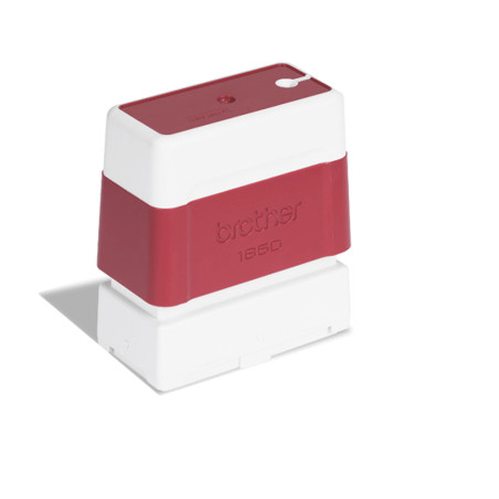 Pack 6 Red self-inking stamps 18x50