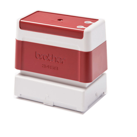 Pack 6 Red self-inking stamps 34x58