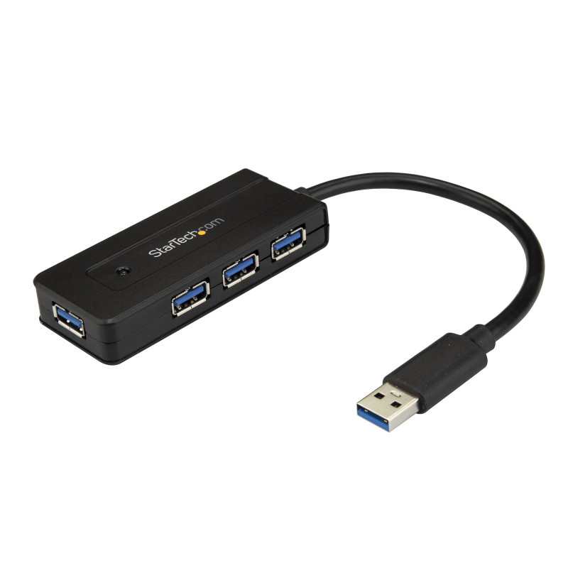 StarTech.com 4 Port USB 3.0 Hub with Cha