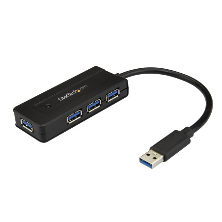 StarTech.com 4 Port USB 3.0 Hub with Cha