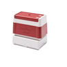 Pack 6 Red self-inking stamps 34x58