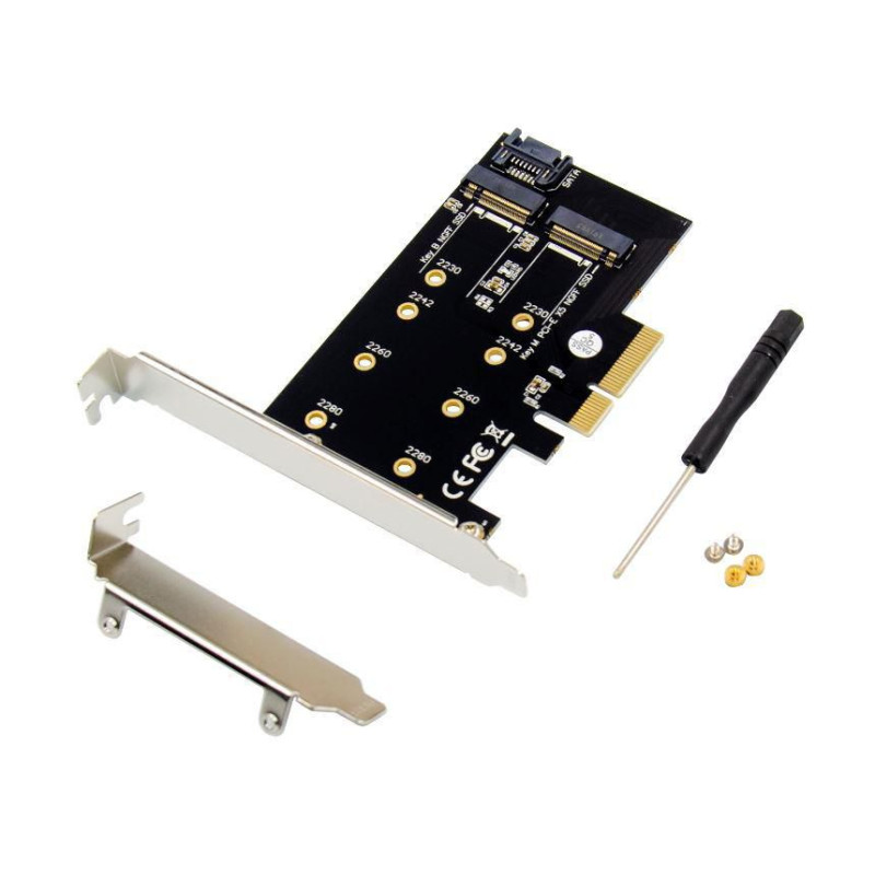 PCIe x4 M.2 B & M Key NVMe