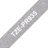 TAPE/TZePR935 12MM WHITE ON SILVER