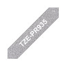 TAPE/TZePR935 12MM WHITE ON SILVER