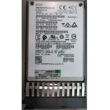 SSD 400GB SFF SAS WI ST DS
