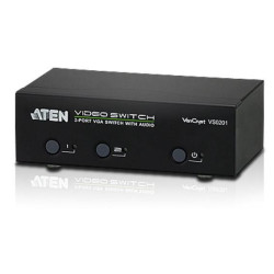 2-PORT VGA Switch With Audio + RS-232 | APLIUM