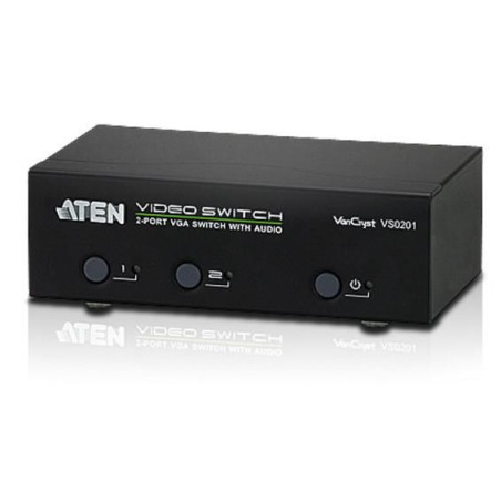 2-PORT VGA Switch With Audio + RS-232 | APLIUM