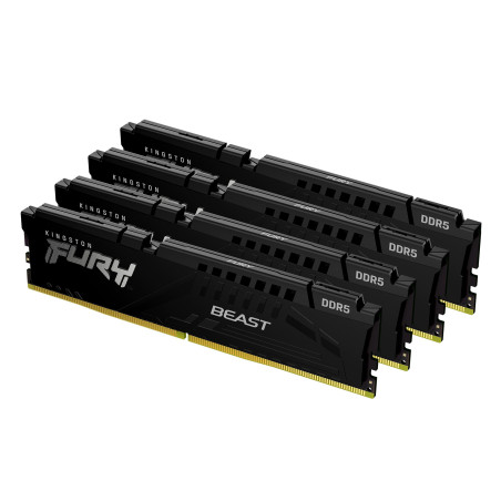 128GB 5600 DDR5 DIMM Kit4 FURY Beast Blk