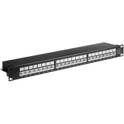 CAT6a 24 port 19" Patch Panel,