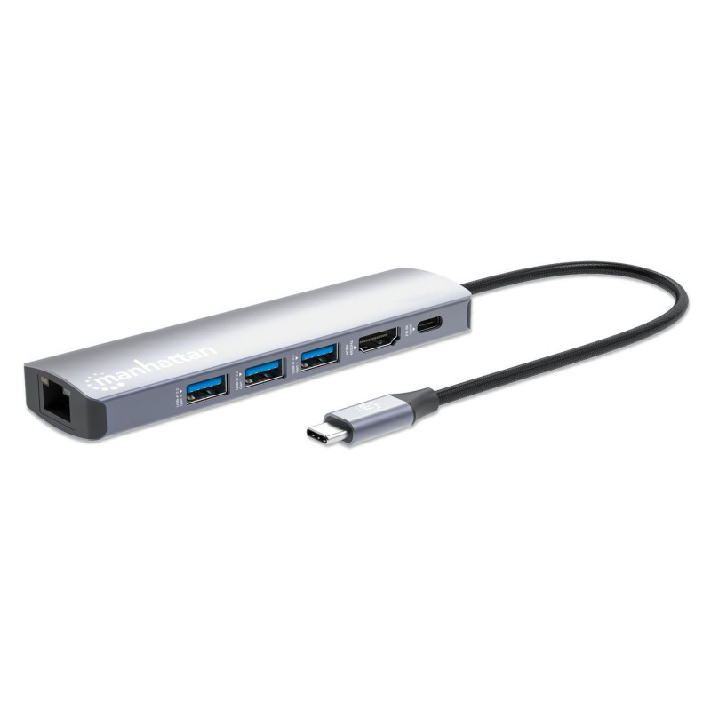 USB-C Dock/Hub, Ports (x6):